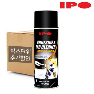 IPO 타르제거제 295g 캔타입 1box(12개) PN5005, 12개, 295ml