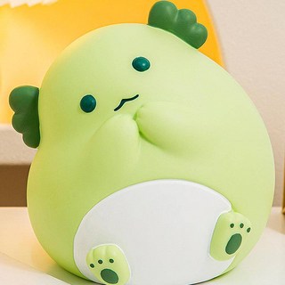 超可愛六角恐龍存錢筒 創意居家擺飾禮物, 綠色, 1個