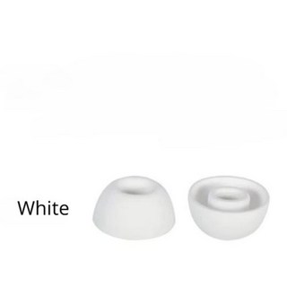 Nothing ear 2 실리콘 귀마개 편안한 이어팁 패드 헤드폰 캡 커버 교체, 4) 1 Pair White  S, 1 Pair White, 1개