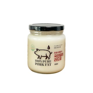 영원 프리미엄 100퍼센트 제주 흑돼지 라드유, 1개, 630ml