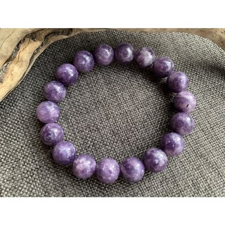 【畫意坊】優雅貴氣能量石紫鋰雲母手珠手串手鍊 漸層色手作天然水晶轉運