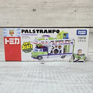 TAKARA TOMY 玩具總動員 巴斯光年運輸車，可載三輛小汽車，兒童玩具模型, 1個