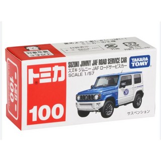 美國媽咪 TOMICA 合金車 NO.100 Suzuki Jimny JAF TAKARA TOMY 多美小汽車, 1個