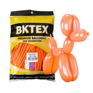 요술풍선 오렌지 풍선아트재료 100개 풍선꽃다발만들기 HYB+175Ts, 색상