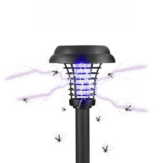 야외 모기퇴치기 농장 모기 벌레 해충 퇴치기 태양광, 대형 원형 모기 킬러 램프 - 태양 광