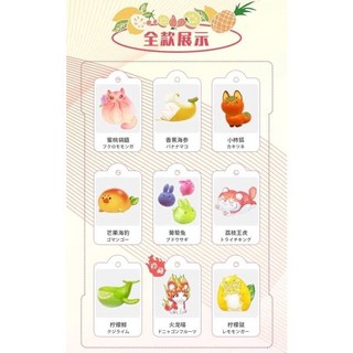 【M.M小舖 現貨】朵朵窩 dodowo 水果精靈盲盒 水果妖精 果物盒抽, 1個, 一中盒(下標數量下8)