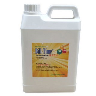 금남당구재료 빌타임 프리미엄골드 당구공세척액 2리터 / 당구공왁스 당구공세척제 당구재료 당구세척제 당구용품 당구공닦는약 당구공세척약 당구공닦는기계 당구공약 연마제 광택제 당구공광택, 1개