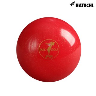 국제경기용 하타치 파크골프공 PH3400 샤인, 빨강, 1개입, 1개