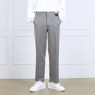 남자 세미와이드 스판슬랙스 4컬러 기능성 히든밴딩 링클프리 데일리 남성팬츠