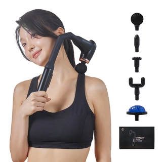 바이탈핏 커브건 마사지기 후크 마사지건 후크건 승모근 허리 전신 초경량 마사지기