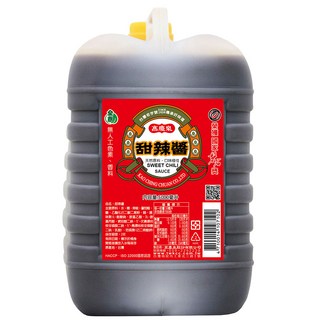 高慶泉甜辣醬5L - 台灣老字號，天然發酵，無人工色素香料，餐飲家用, 1個, 5L