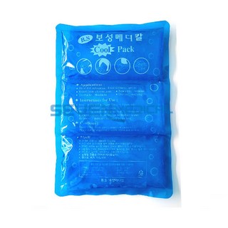 보성메디칼 냉찜질팩 3단 (20cmX30cm) 젤타입/무릎/의료용/보성/3단/냉찜질/냉찜질팩, 4개