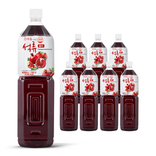 참다음 석류 음료베이스, 8개, 1500ml