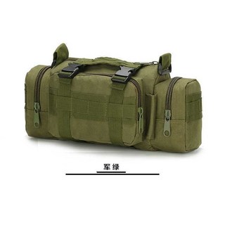 鑫隆五金 工具包 工具收納包 工具袋 戶外登山騎行運動腰包斜挎單肩包釣魚路亞包多功能手提相機工具包, 軍綠色, 1個