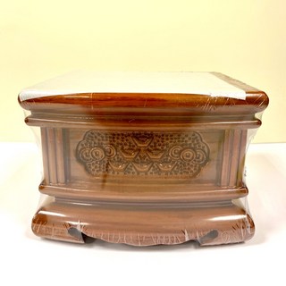 8寸8神明座 花梨實木神明座 附帶舒適座墊 穩固貼座設計 高款神座, 1個, 花梨實木