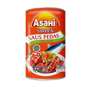 Sarden Kaleng Asahi Sardines Saus Pedas 아사히 정어리 통조림 쁘다스, 5개, 155g