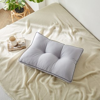 이불연구소 아늑베개 1 + 베개커버 1장 세트 50X70, 아늑베개 그레이+베개커버 그레이, 1개