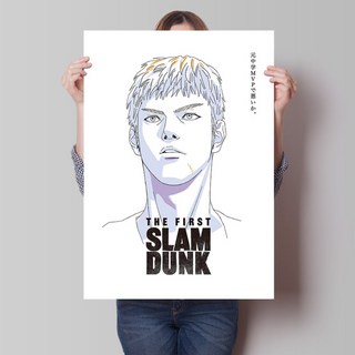 더퍼스트 슬랭덤크 대형 포스터 굿즈 캔버스 일러스트 애니메이션 강백호 서태웅 정대만, 45x30 + 캔버스포스터 + 상세페이치참조