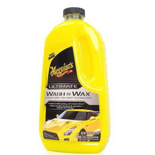 Meguiar's 美光 洗車精 G17748 1420ml 清潔上蠟雙效合一 棕櫚蠟撥水配方 庫柏蒂諾, 1.42L, 1個