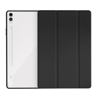 GSB 갤럭시탭 하이브리드 S펜 수납 하이브리드 케이스, 매트블랙, 1개