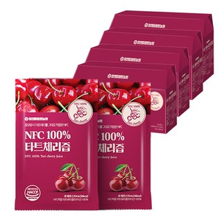 참앤들황토농원 NFC착즙 타트체리주스, 2.1L, 4개
