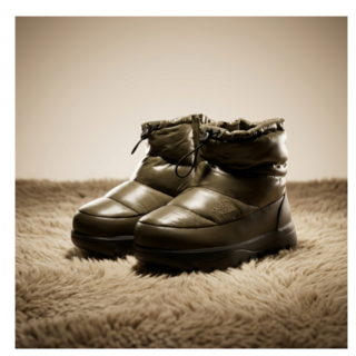 국내매장판 노스페이스 화이트라벨 아프레 숏 부츠 베이지브라운 패딩부츠 방한화