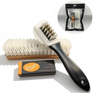 사시오 스웨이드 신발 운동화 세탁 클리너 지우개, 1세트, 3종