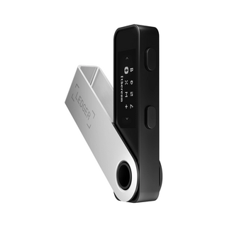 Ledger 렛저 Nano S Plus 콜드월렛 암호화폐 NFT 하드웨어 지갑 블랙