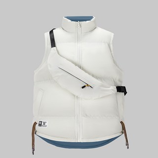 甲男雙面穿外套馬甲背心 - 情侶款保暖跑步背心