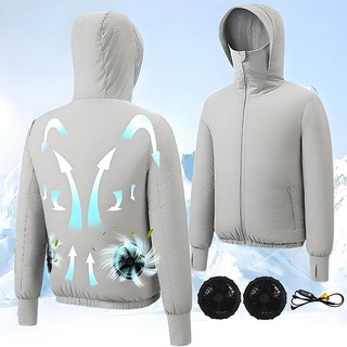 ZHZ 선풍기옷 에어컨 옷 여름 아이스 옷 자외선 차단용포함 남녀 공용 K-2-23