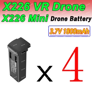 기존 X226/X226 VR 드론 배터리 쿼드콥터 교체 액세서리 부품용 3.7V 1800MAh, 02 X226 BatteryX4