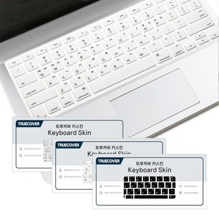 트루커버 맥북 에어 11인치 A1370 A1465 한국어 키보드 키스킨 커버, 에어 11인치(A1370/A1465) 한국어키스킨 블랙, 1개