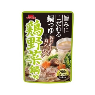 ichibiki 日式蔬菜雞肉火鍋湯底 - 嚴選食材 濃郁湯頭 道地日式風味 (3-4人份/750g), 1個, 720g