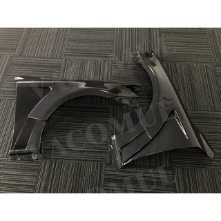 VACOMUL 카본 파이버 프론트 펜더 업그레이드 범퍼 트림 자동차 액세서리 렉서스 IS250 2006-2012용, 02 Carbon fiber