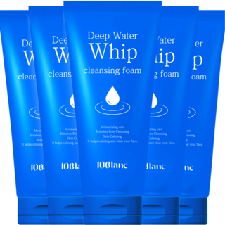 휩폼 딥워터 폼클렌징 클렌징폼 수분 촉촉 딥클렌징 120ml, 5개