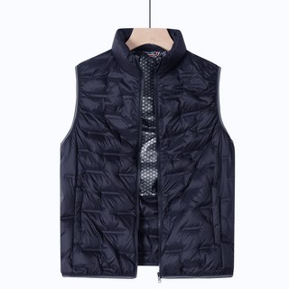 秋冬季時尚潮牌黑金羽絨馬甲 男款羽絨背心