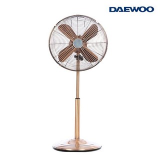 [이월상품 특가할인]대우 엔틱 메탈 인테리어 스탠드선풍기 14형 DWF-RS414MC 골드