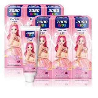 2080 키즈 시크릿 쥬쥬 마일드 치약, 80g, 12개