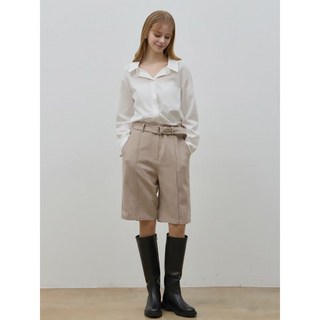 르샵 D링벨트 양블렌디드 버뮤다팬츠 택가격 109000원