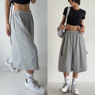 로라벨 텐드 7부 버뮤다팬츠 무지 반바지