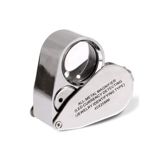 [비버블리] 40X 휴대용 돋보기 루페 접이식 확대경, 1개