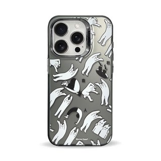 【C.P獨家】しゃちく 社畜人 設計款 銀色 防摔手機殼 i16/16 Pro/16 Pro Max