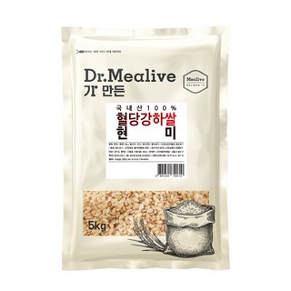 [밀리브] 혈당강하쌀 현미 5 kg, 5kg, 3개