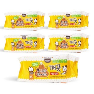 에티펫 반려동물용 얼룩 냄새 깨끗 청소티슈 탈취제 50p, 260g, 5개
