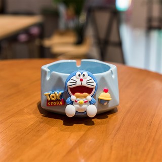 卡通造型菸灰缸, 藍色坐姿 煙灰缸, 1個