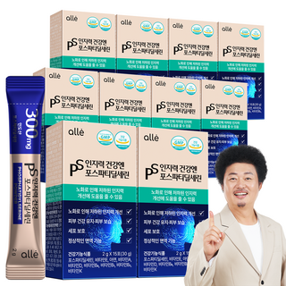 포스파티딜세린 PS 분말 가루 식약청인증 인지력 개선 알레, 30g, 10개