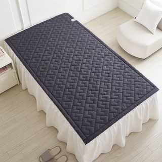 고급원단 한일의료기 전자파없는 탄소매트 전기매트 전기요, 1인용 싱글 (110x200cm), 하트, 챠콜그레이