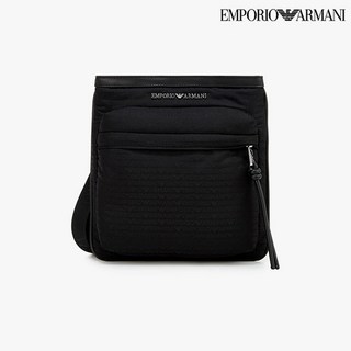 엠포리오 아르마니남성 모노그램 나일론 플랫 숄더백A515332009530000 252532, UNI, 블랙