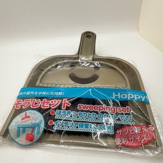 翔翼百貨 桌上型清掃組 小掃把畚箕組 桌上型小掃把 迷你掃把 桌面清潔刷 鍵盤清潔 窗戶清潔 清潔刷 迷你刷子 小掃把, 1個, 小掃把畚箕組/58544, 米色