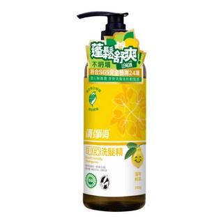 清淨海 環保洗髮精 檸檬 溫和自然 植物萃取 蓬鬆 環保標章 買大送小, 1件, 750ml (超商限6瓶), 750ml